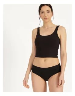 Brand new ❤️ Soho Organic Cotton 👙 Bikini Brief In Black 💯