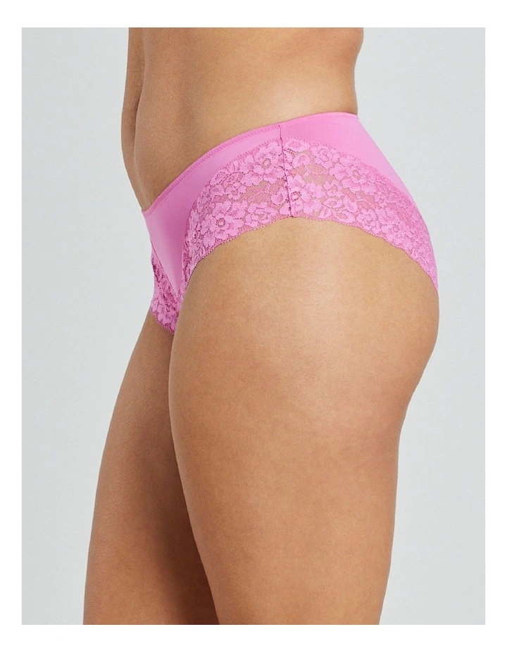 Best reviews of π Bendon Lace Trim Brazilian Brief In Ibis Rose π - Image 2