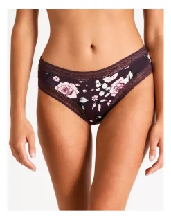 Best deal β¨ Soho Smooth With Lace π Bikini Brief In Aubergine π―