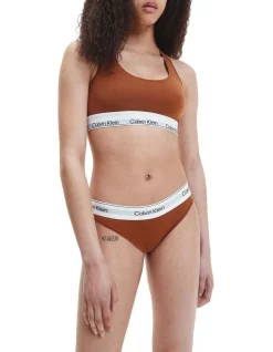 Cheap 🛒 Calvin Klein Modern Cotton Naturals 👙 Bikini Brief In Bronze Brown 💯