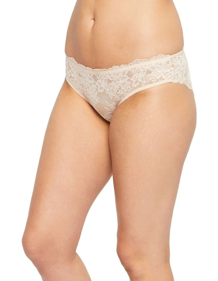 Promo β€οΈ Temple Luxe Lace π Bikini Brief Beige βοΈ - Image 3