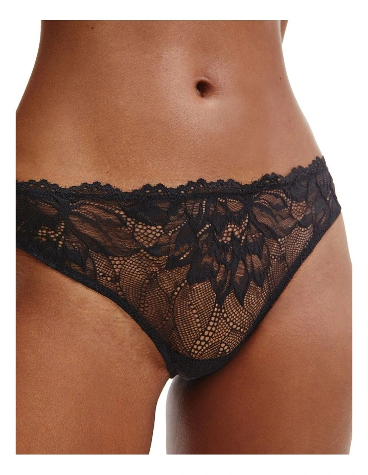 Best reviews of π― Calvin Klein Seductive Comfort Lotus Floral Thong Brief In Black π - Image 3