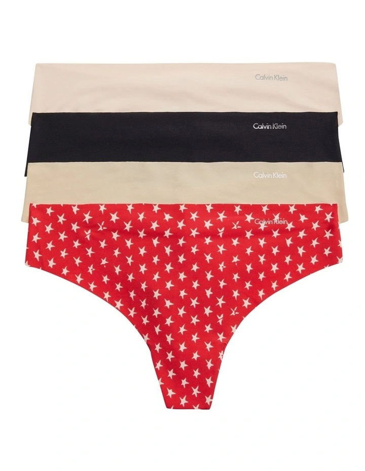 Flash Sale π Calvin Klein Invisibles Thong Brief 3 Pack In Assorted β€οΈ
