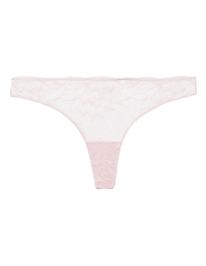 Best Sale π Calvin Klein Seductive Comfort Lotus Floral Thong In Pink π - Image 4