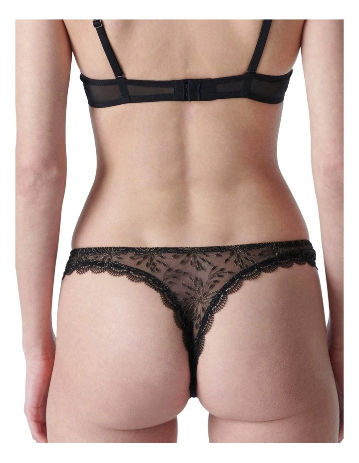 Top 10 β€οΈ Simone Perele Singuliere Tanga G-String Black π€© - Image 4