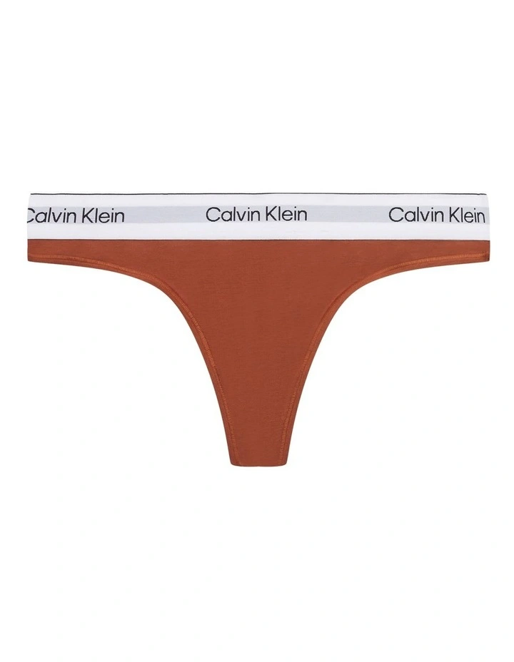 Best Pirce π Calvin Klein Modern Cotton Naturals Thong Brief In Brown β - Image 4