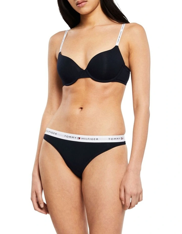 Best Pirce π Tommy Hilfiger Icon 2.0 Thong In Midnight 𧨠- Image 4