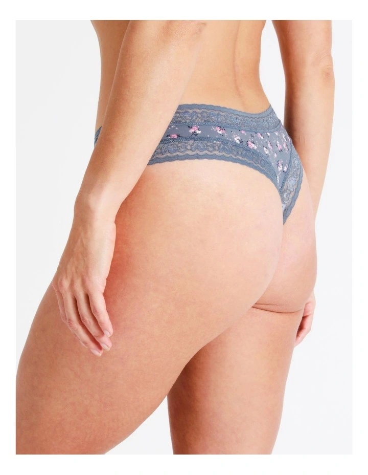 Deals π€© Soho Smooth Lace G-String In Blue π - Image 5