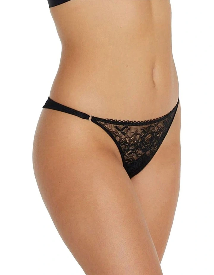 New π Me. By Bendon Naturally Me Thong In Black π - Image 2