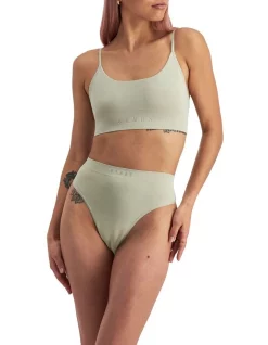 Budget 😍 Bonds Bases Gee String Brief In Slow Sage 🛒