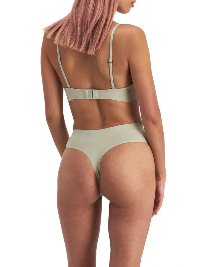 Budget π Bonds Bases Gee String Brief In Slow Sage π - Image 3