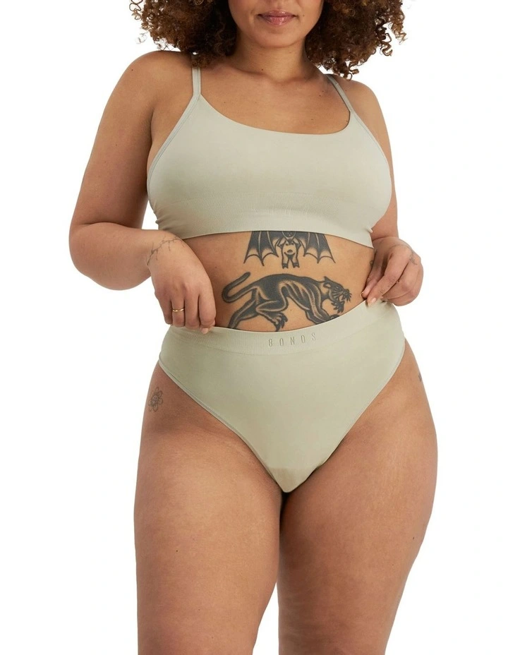 Budget π Bonds Bases Gee String Brief In Slow Sage π - Image 4