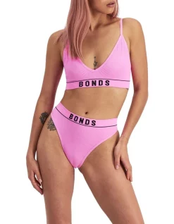 Cheap 🌟 Bonds Retro Rib Gee G-String In Pink 💯