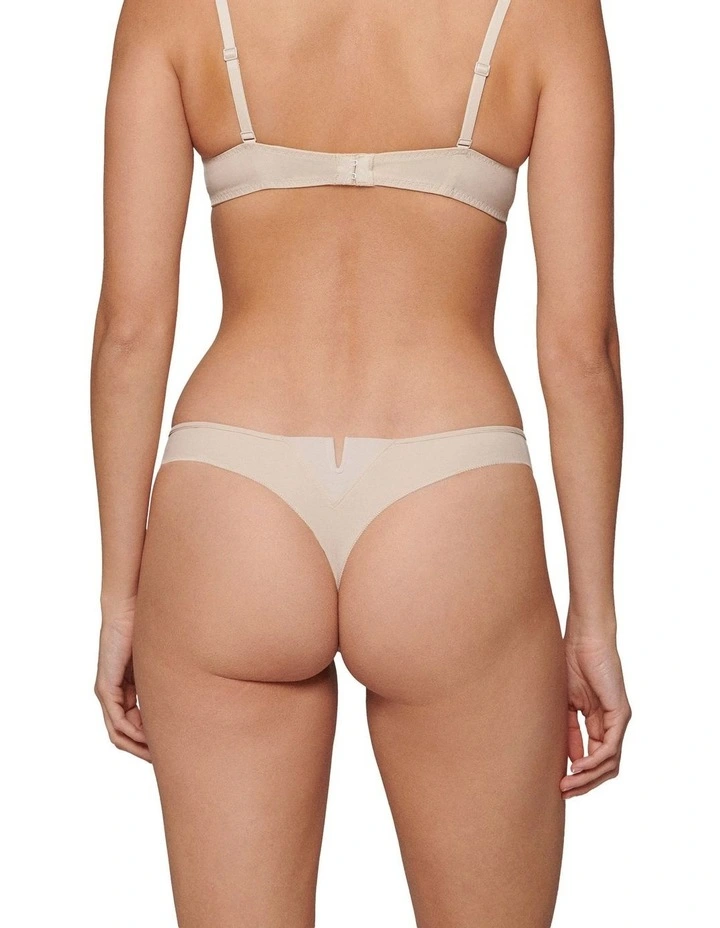Outlet π Simone Perele Saga Thong In Brown π - Image 4