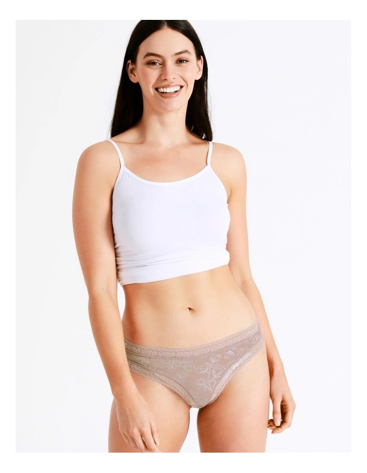 Cheap π Soho Smooth With Lace G-string In Pink π