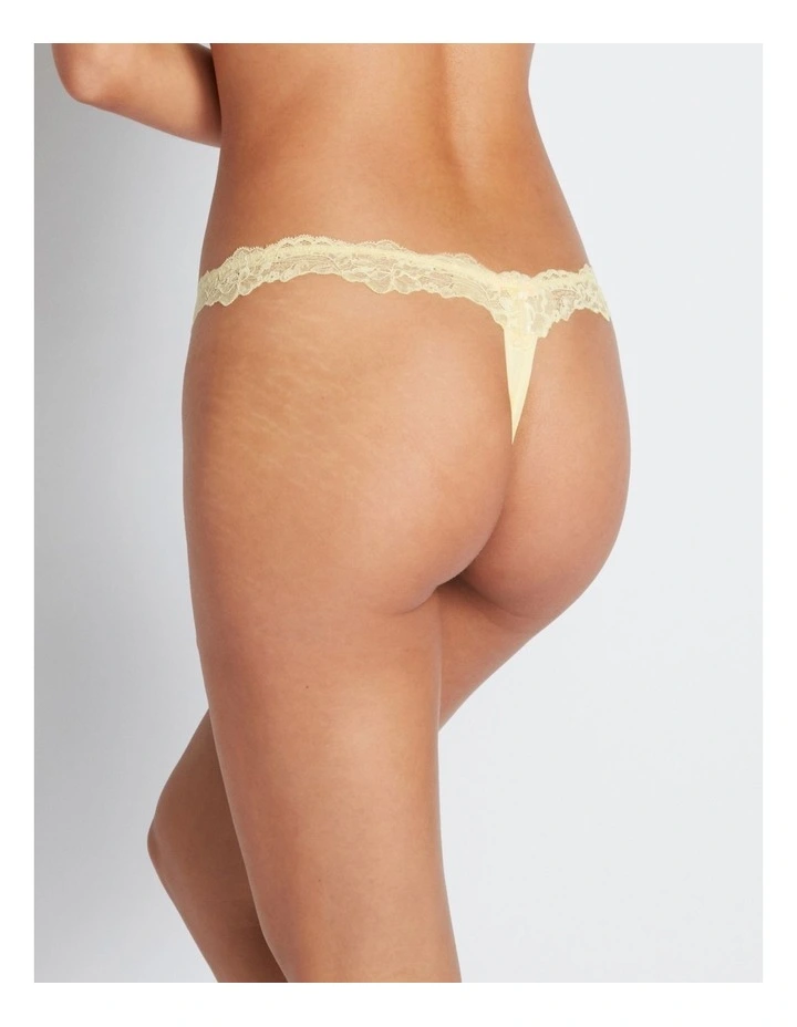 Discount π Me. By Bendon Simply Me Thong In Pale Banana π - Image 3