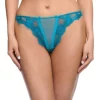 Promo 😉 Dita Von Teese Savoir Faire G-String In Turquoise ⭐