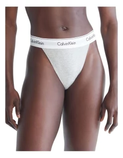 Best Pirce 🌟 Calvin Klein Modern Cotton String Thong Brief In Grey 🔥
