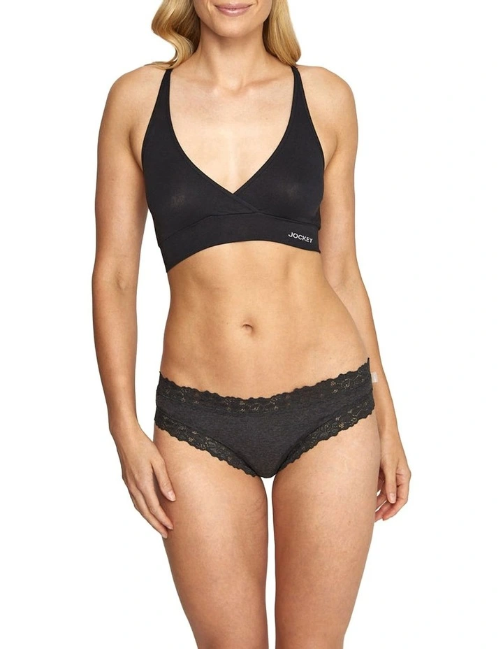 Best deal π Jockey Parisienne Cotton Cheeky Brief Grey π