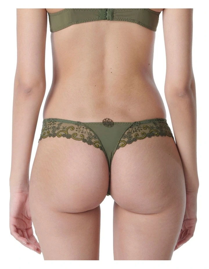 Discount π Simone Perele Delice Thong Brief In Green π― - Image 3