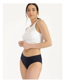 Deals ✔️ Soho Organic Cotton 👙 Bikini Brief In Navy 🎉