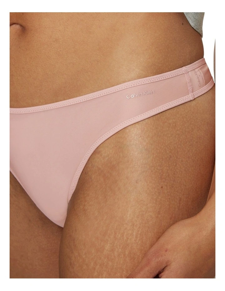 Best Pirce π Calvin Klein Sheer Marquisette Thong Brief In Pink π― - Image 3