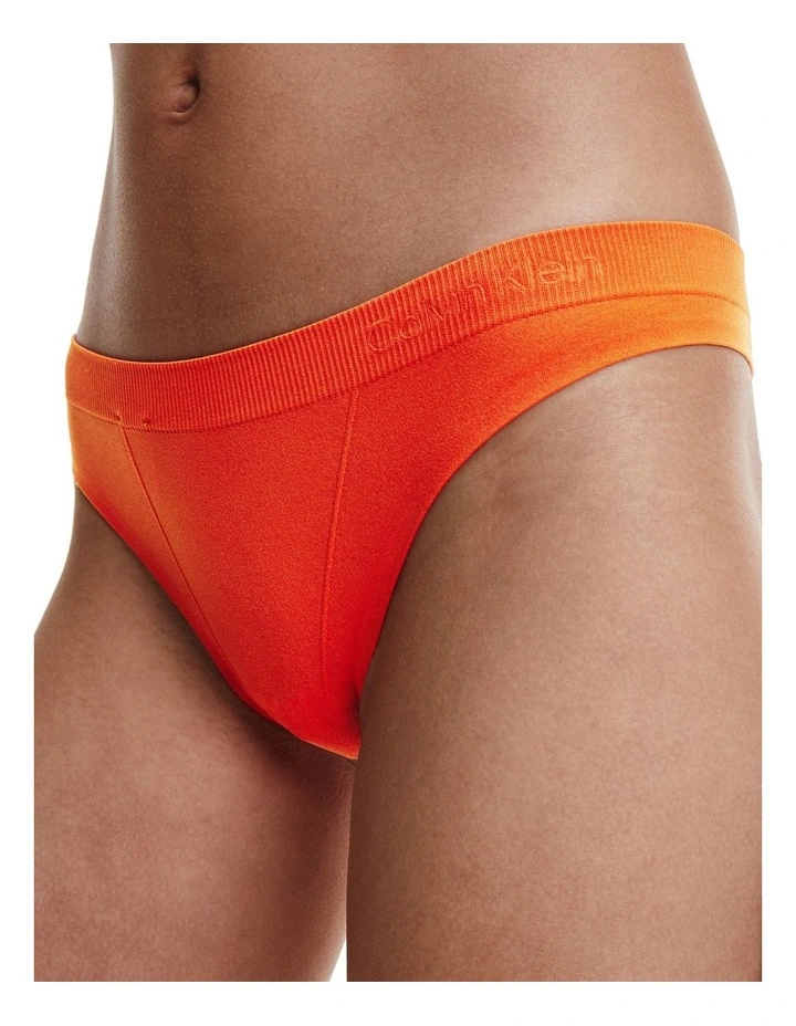 Outlet π€© Calvin Klein Bonded Flex Thong Brief In Orange π - Image 3