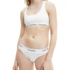 Promo 🎉 Calvin Klein Modern Cotton Thong Brief White 🥰
