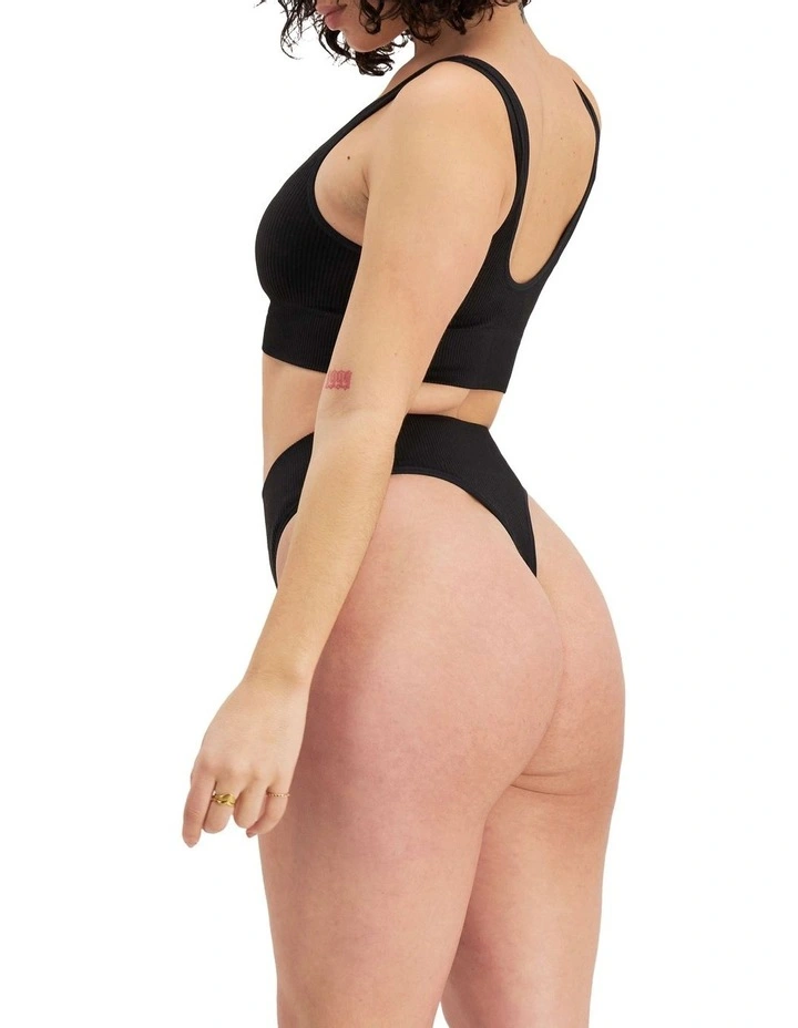 Buy π Champion Seamfree Rib High Gee Brief Black β - Image 3