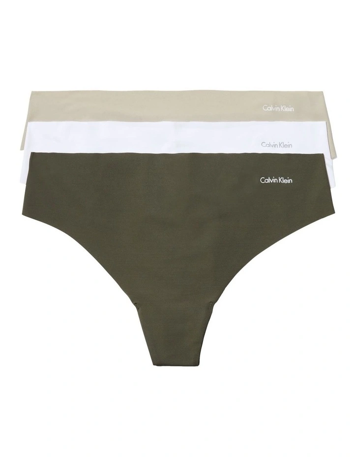 Hot Sale π₯° Calvin Klein Invisibles Thong Brief 3 Pack In Assorted π