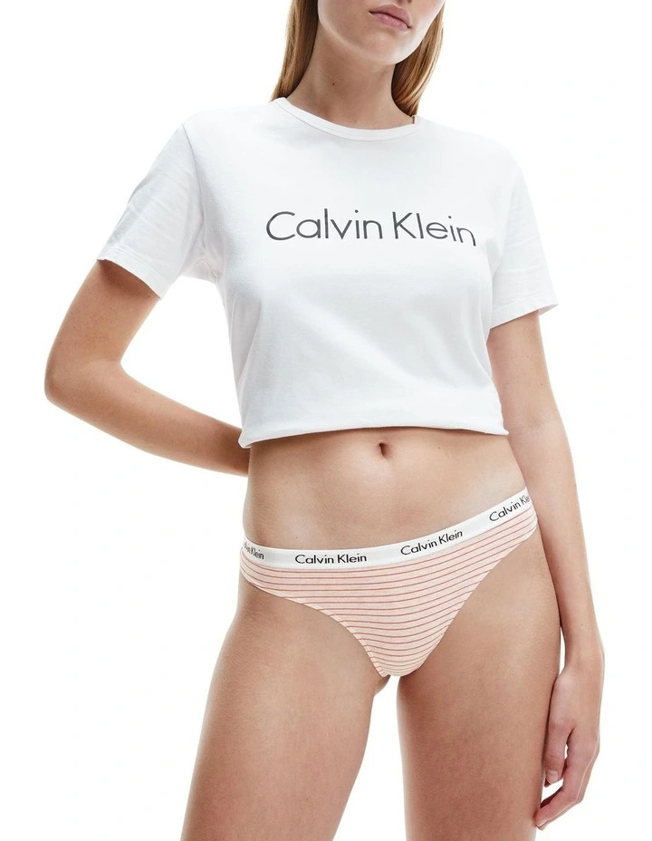 Hot Sale βοΈ Calvin Klein Carousel Thong Feeder Stripe Oatmeal π