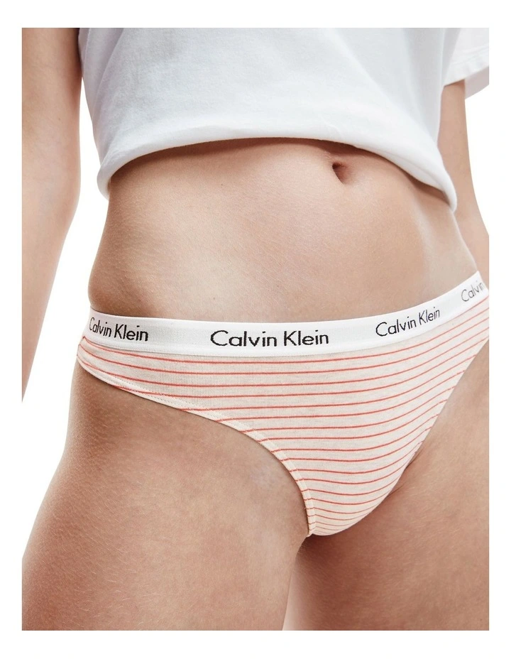 Hot Sale βοΈ Calvin Klein Carousel Thong Feeder Stripe Oatmeal π - Image 3
