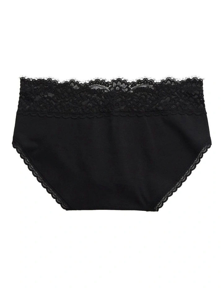 Top 10 π Aerie Cotton Eyelash Lace Boybrief Underwear In Black π - Image 2