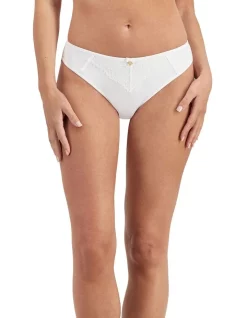 Coupon 👍 Temple Luxe Castille Hi 👙 Bikini Brief In Bridal White ⭐