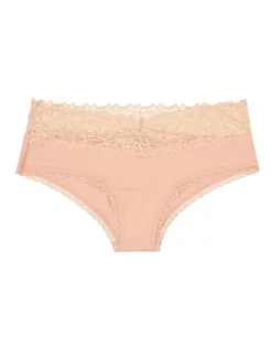 Best Pirce 💯 Aerie Cotton Sunkissed Lace Cheeky Underwear In Blush ⌛