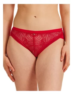Deals ✔️ Underline Entwine 👙 Bikini Brief In Cherry Red 🛒