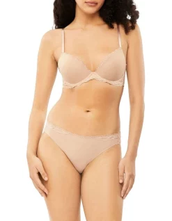 Outlet β Calvin Klein Seductive Comfort Lotus Floral π Bikini Brief In Beige β€οΈ