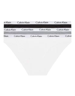 Cheapest π€© Calvin Klein Carousel π Bikini 3 Pack In Black/White/Grey π