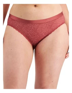 Best Sale 🤩 Berlei Barely There Lace 👙 Bikini Brief In Copper Rouge ⌛