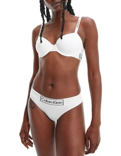 Best Sale 💯 Calvin Klein Reimagined Heritage 👙 Bikini Classic White 👏