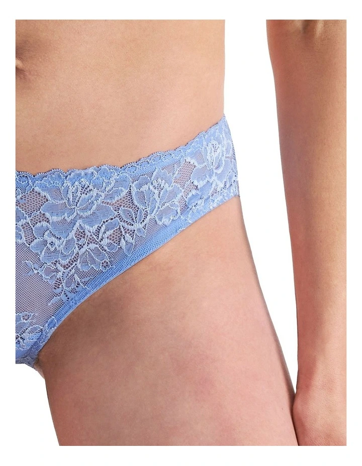 Buy β¨ Temple Luxe Lace π Bikini Brief Cornflower Blue π - Image 5