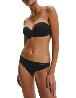 Promo 🔥 Calvin Klein Invisibles Thong Black 🥰