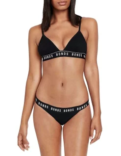 Brand new 🔔 Bonds Bloody Comfy Moderate Period Undies Tanga Brief In Black 😀