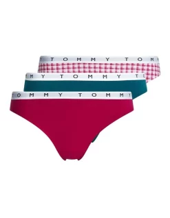Coupon π Tommy Hilfiger Cotton Repeat Logo Waistband Brazilian Briefs 3 Pack In Multi π―