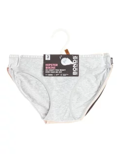 Best Sale 🔥 Bonds Hipster 👙 Bikini Brief 3 Pack In Grey 🔔