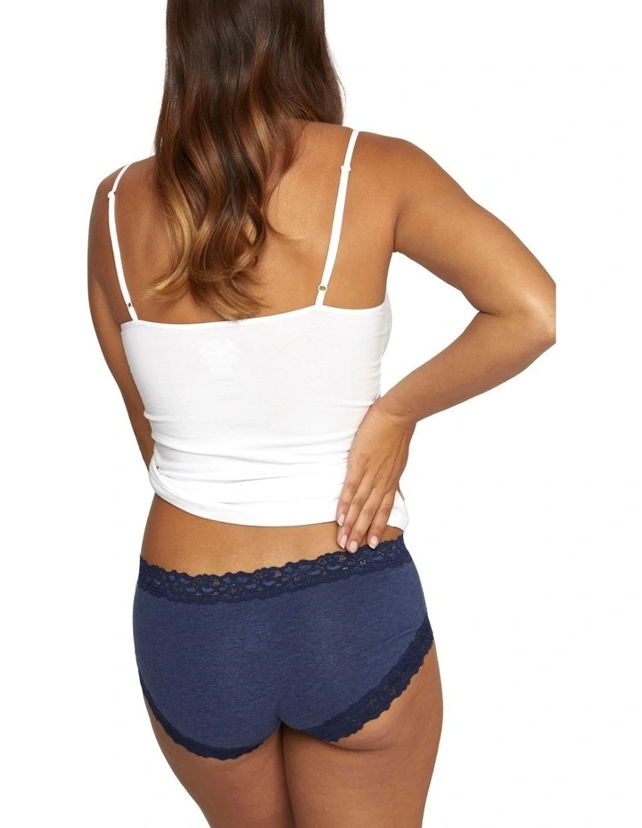 Best reviews of π Jockey Parisienne Cotton Boyleg Brief Blue π - Image 3