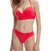 Buy ⌛ Calvin Klein Embossed Icon Cotton Holiday 👙 Bikini Brief In Red 👍