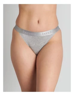 Best reviews of 🥰 Bendon Cotton Logo Tanga In Grey Marl ⭐
