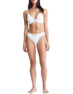 Flash Sale π Calvin Klein Embossed Icon Cotton π Bikini Brief In White π§¨