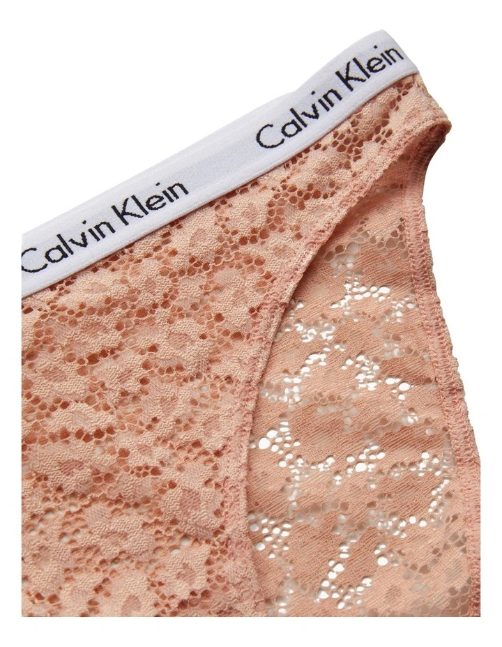 Hot Sale π Calvin Klein Carousel Lace π Bikini Brief In Pink π - Image 4